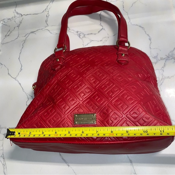 Tommy Hilfiger Handbag Purse Red Monogram Women’s - Picture 5 of 10